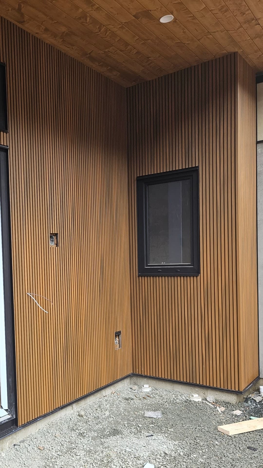 New Build · Slat Siding & Soffit — after