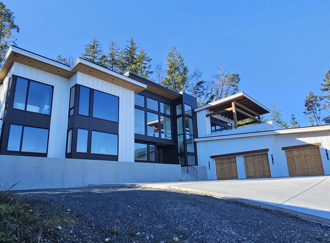 Custom home with premium Hardie siding by NK Exteriors